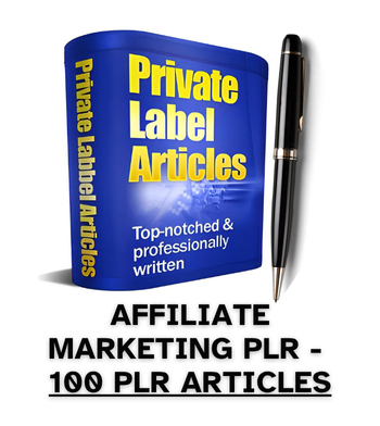 Affiliate Marketing PLR Article Pack - 100 PLR Articles