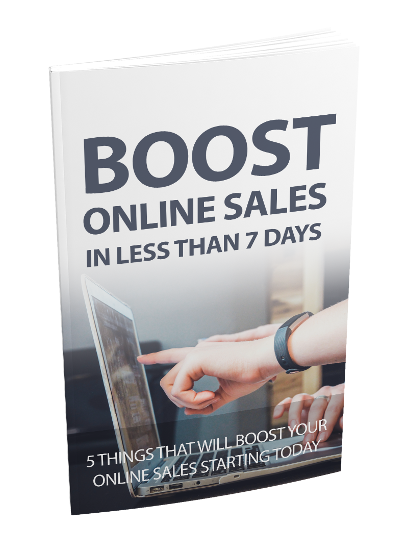 Boost Online Sales In Less Than 7 Days eBook
