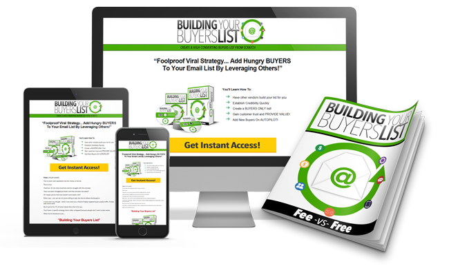 Building Your Buyers List eBook