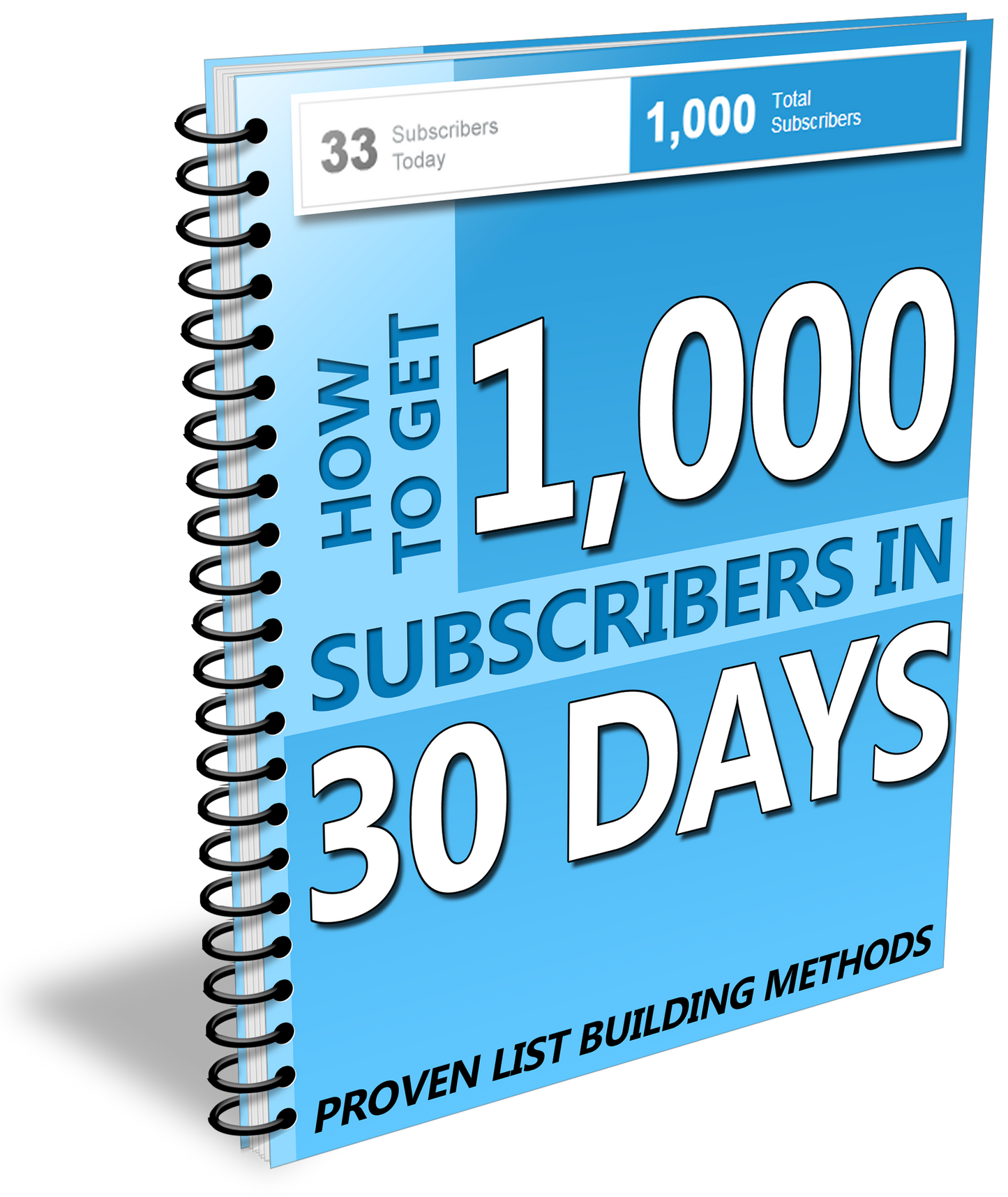 How To Get 1,000 Subscribers In 30 Days eBook