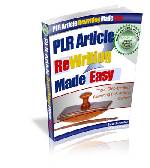PLR Article Rewriting Made Easy eBook