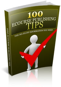 100 eCourse Publishing Tips eBook