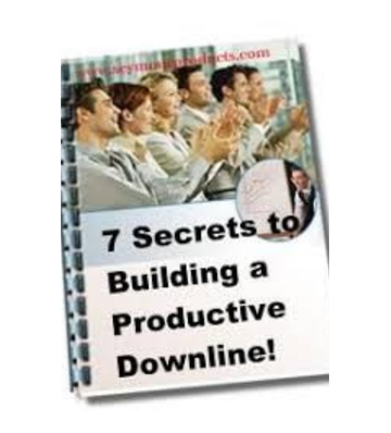 7 Secrets to Building a Productive Downline eBook