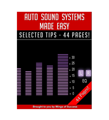 Auto Sound Systems Made Easy eBook