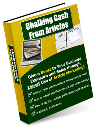 Chalking Cash From Articles eBook