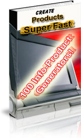 Create Products Super Fast eBook