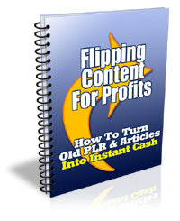 Flipping Content Product For Profits eBook