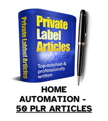Home Automation PLR Article Pack - 50 PLR Articles