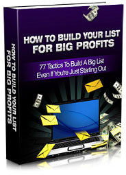 How To Build Your List For Big Profits eBook