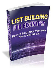 How To List Building For Beginners eBook