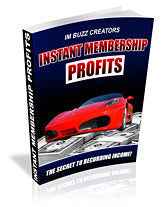Instant Membership Profits eBook