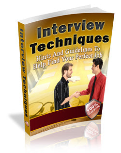 Interview Techniques eBook