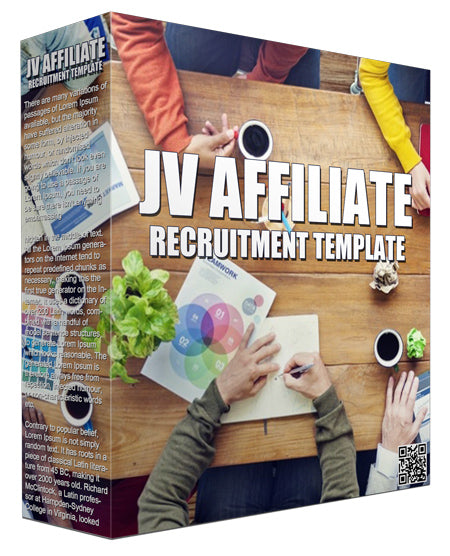JV Affiliate Recruitment Template eBook