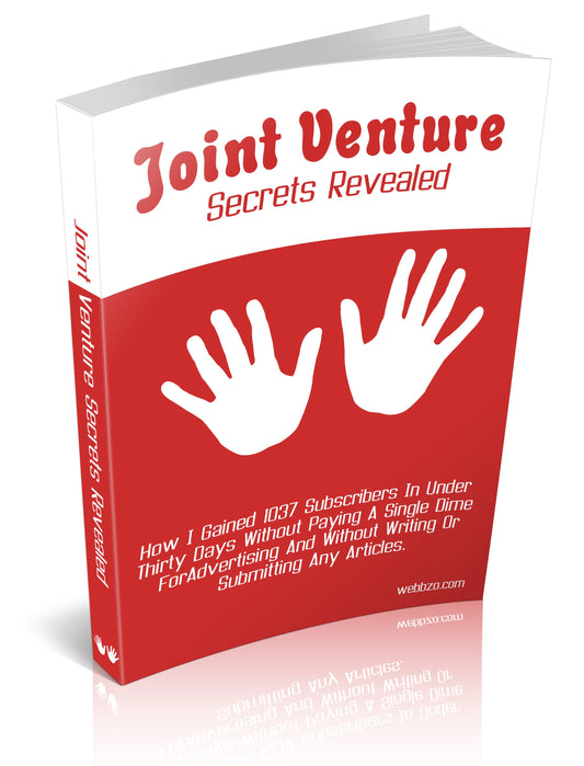 Joint Venture Secrets Revealed eBook