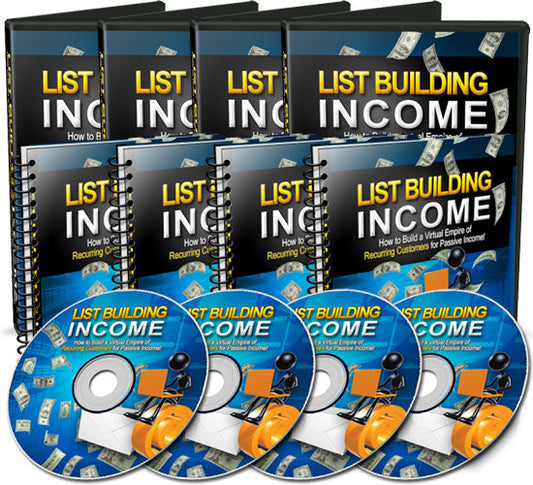 List Building Income Video Package eBook