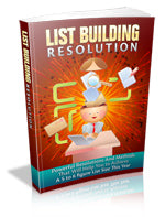 List Building Resolution eBook
