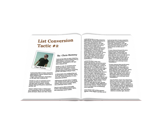 List Conversion Tactics eBook