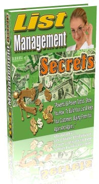 List Management Secrets eBook
