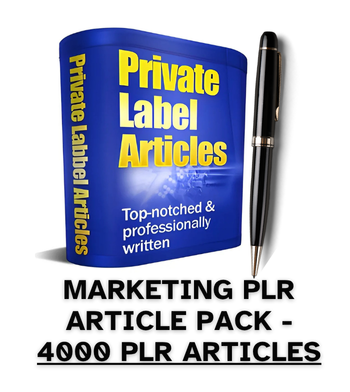 Marketing PLR Article Pack - 4000 PLR Articles