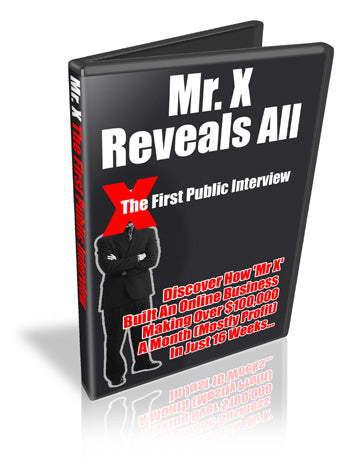 Mr X First Ever Interview eBook
