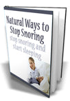 Natural Ways To Stop Snoring eBook