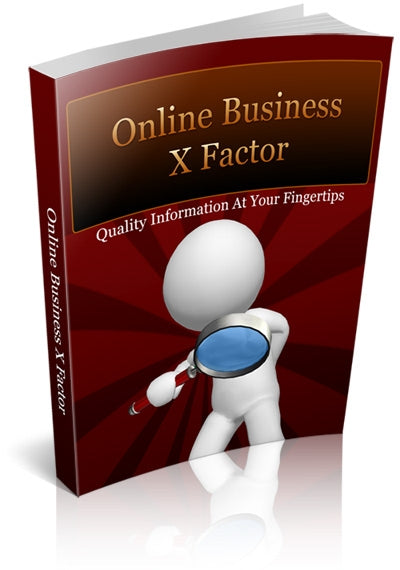 Online Business X Factor eBook