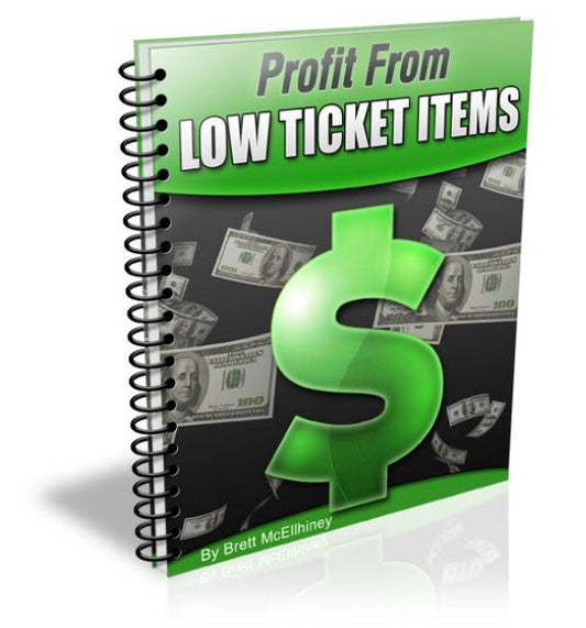 Profit From Low Ticket Items eBook