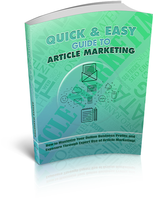 Quick Easy Guide To Article Marketing eBook