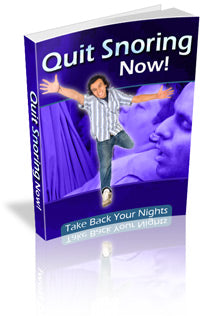 Quit Snoring Now eBook