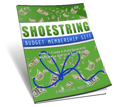 Shoestring Budget Membership Site eBook