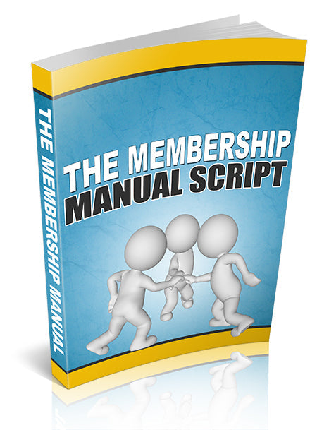 The Membership Manual Script eBook