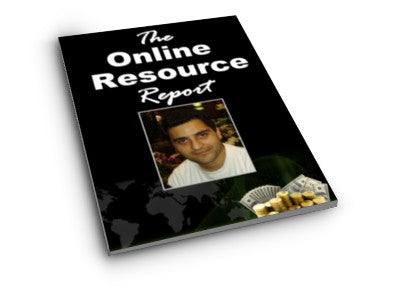 The Online Resource Report eBook