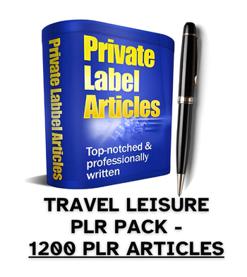 Travel Leisure PLR Article Pack - 1200 PLR Articles