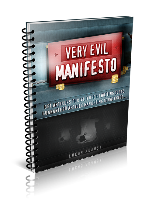 Very Evil Manifesto eBook