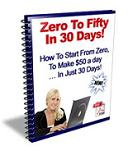Zero To Fifty In 30 Days eBook