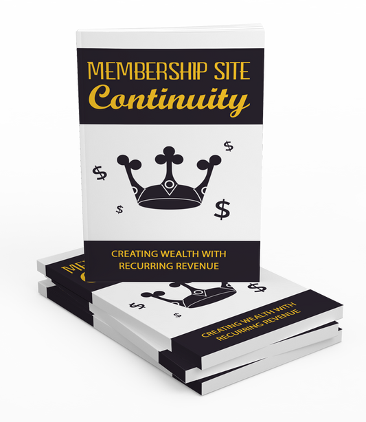Membership Site Continuity eBook